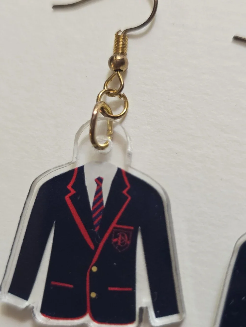 Glee Blazer Jacket Earrings